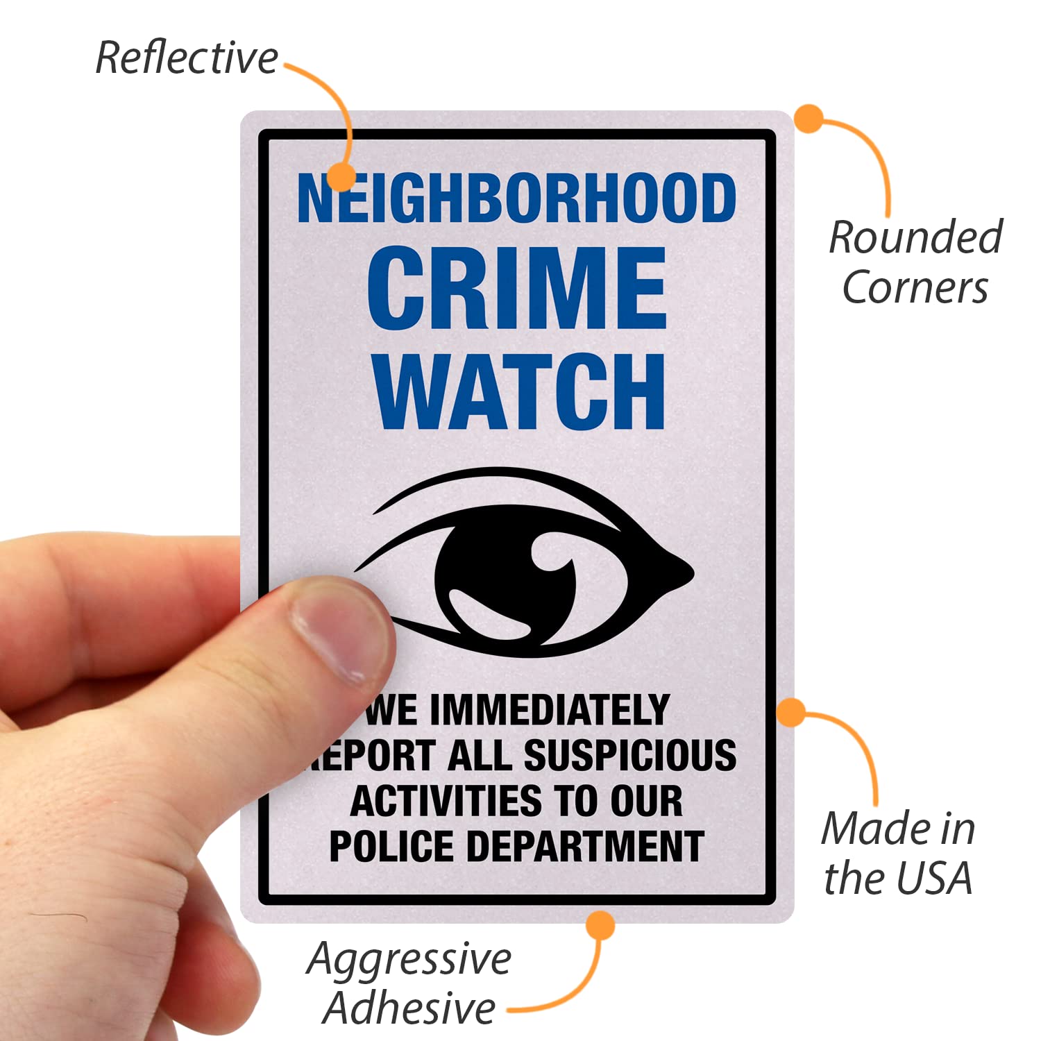SmartSign “Neighborhood Crime Watch” Two 2.75